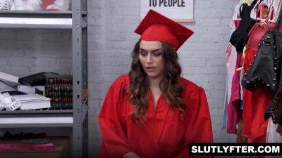 Lina B, Juan Largo And Selina Bentz In Officer Fucks Shoplifter - hotmovs.com