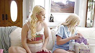 Lexi Lore - Licking her pussy after sharing laundry - ah-me.com