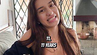 First Casting with Beautiful Skinny 18yo Brazilian Teen - POV Blowjob - ah-me.com - Brazil