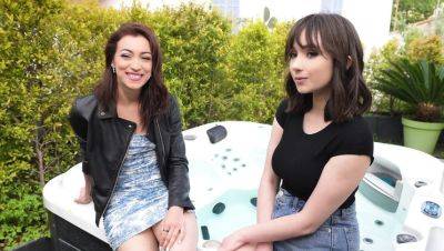 Abby's Big Tits Anal Threesome with Couple - Hardcore Doggy Style & Blowjob - xxxfiles.com