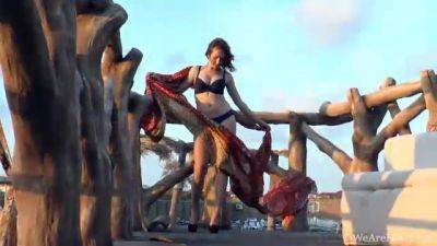 Sandy finds a spot outdoors to masturbate to enjoy - WeAreHairy - hotmovs.com