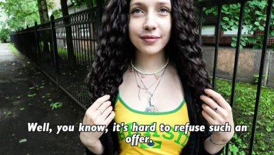 Maramoyka Part 3: Curly Russian Teen Gets Creampie After Public Pickup - Amateur Hardcore Adventure - veryfreeporn.com - Russia