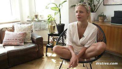 Gabi Gold - Gabi Gold Berlin Blonde Solo Masturbation with Vibrator - Big Natural Tits and Hot Pussy Action - porntry.com - Germany