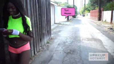 Tori Montana - Brunette Tori Montana Wants More Rough Sex From Small Hands Aaron - hotmovs.com