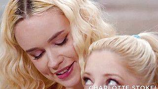 Charlotte Stokely - Milf Mom - Stepdaughter eating out stepmoms pussy - ah-me.com