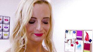 Victoria Pure - Blonde Babe Victoria Pure Pounded Hard by Big Dick Tailor - LETSDOEIT - ah-me.com