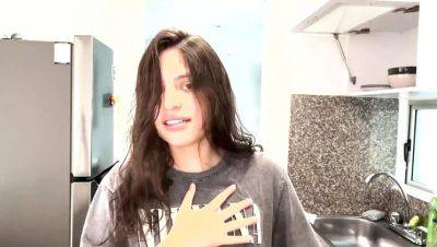 Amateur Latina Neighbor Tribbing and Wetting in Homemade Lesbian Sex - xxxfiles.com - Spain - Colombia