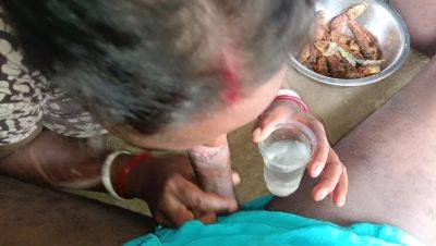 Desi Housewife Drinks Alcohol and Sucks Dick - Homemade Indian Sex - porntry.com - India