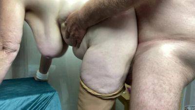 Horny Mature Granny Fucked Hard by Lover in Pantyhose - Big Natural Tits & Feet Play - xxxfiles.com - Britain