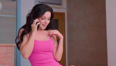 Luna Roulette - Stepmom Luna Roulette Fucks Stepson Tony Weber After Phone Sex - Big Tits, Blowjob, Rough Taboo Sex - xxxfiles.com