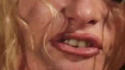 Blonde MILF with big tits takes massive dick in hardcore doggy style fuck - porntry.com