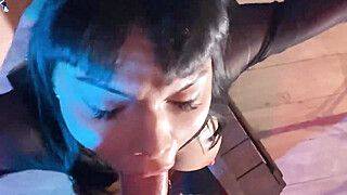 Hot Sexy - Sexy dark-haired loves to suck and jizz flows - the hottest XXX! - ah-me.com