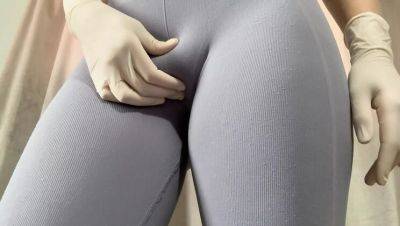 Indian Stepsister in Medical Gloves & Tight Leggings Masturbates to Intense Orgasm - AmayaMori - xxxfiles.com - India