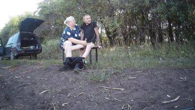 MILF Step Mom Blowjob and Handjob in Park Makes Me Cum Hard - porntry.com - Russia