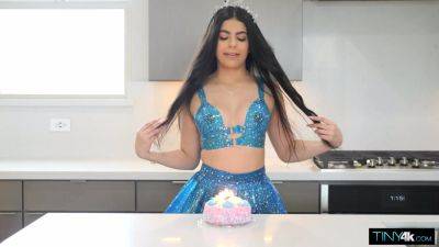 Danny Steele - Angel Gostosa - Angel Gostosa & Danny Steele in Birthday Sex Swing - Tiny 4K - hotmovs.com