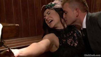 Lea Lexis - Lea Lexis Bound and Fucked as Debtor's Wife in Rough Bondage Sex - xxxfiles.com