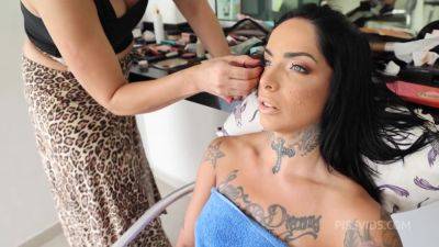 Behind the Scene from Hot latina Ela Hotwife first time drinking - hotmovs.com