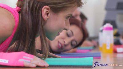 Christy Charming - Christy Charming, Paola Mike And Emily Clark In Carol In Fit Busty Asians Lesbian Workout - hotmovs.com