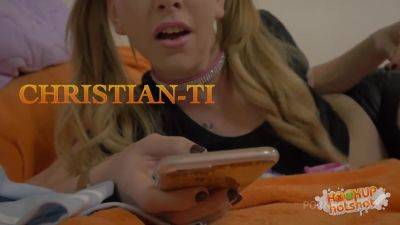 Coed Filthy Fuck Fiend Katy Kiss Pussy Packed in Sneakers - hotmovs.com