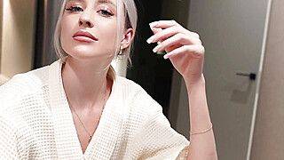 Real couple homemade, point of view, cum on tits, cumshot. Cowgirl, dogstyle, chick. - ah-me.com