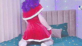 Misato Katsuragi wants to give you the hottest Christmas introduce ever - a creampie in her pinkish pussy!!! - ah-me.com