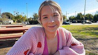 Alex Jett - Petite Blonde Becky Summer Gets Her Cute Little Pussy Fucked Hard - ah-me.com