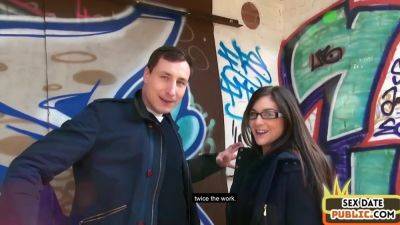 skinny MILF loves cockriding BBC outdoor - hotmovs.com