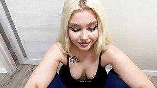 Hot Sexy - Sexy blondie mom hosts XXX porn party with cowgirl and missionary POV. - ah-me.com