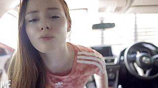 Best Sex - Dirty teen seduces stranger for car sex. Public arinafox. - ah-me.com