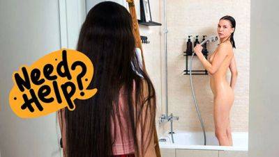 Molly Kit & Darina Sosu - Lesbian Shower Fun: Wet Pussy Licking & Cunnilingus Orgasm at ClubSweethearts - veryfreeporn.com