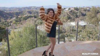 Indica Flower - Insatiable Hottie Pleasuring Her Lover - Indica Flower, Zac Wild And Wild Flower - hotmovs.com