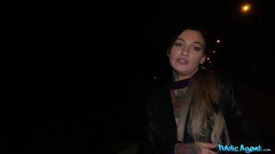 Tattooed Horny Minx Night Time Fuck - hotmovs.com