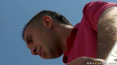 Backhand Boobies With Keiran Lee, Candy Manson - Brazzers - hotmovs.com