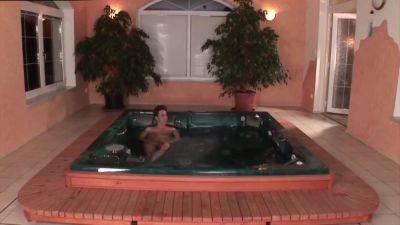 Steve Holmes - Rachel Boost And Steve Holmes In Rachel Fucks Steve In The Jacuzzi After A Long Day At Work - hotmovs.com