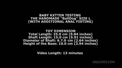 Machine Fucking Session with Baby Kxtten, Anal Fisting, Gapes - hotmovs.com