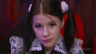 BDSM Humiliation with 18yo Babe Sofa Weber - hotmovs.com