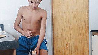 My naughty stepmother wasted no time and fell on my dick - ah-me.com