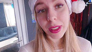 Naughty MILF gets coal or hard-on from Santa? Her fantasy is fulfilled in best XXX porn! - ah-me.com