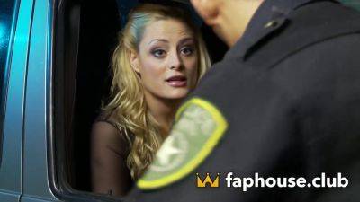 Horny Slut Gets Nabbed by Traffic Pussy Police - XXX! - hotmovs.com