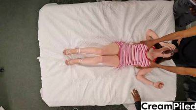 Busty Hottie Naomi Ryder Pleasured With Wild Gangbang - hotmovs.com