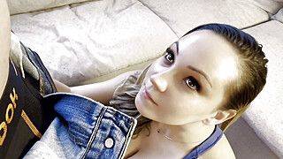 Sasha Foxxx sucks cock dry - ah-me.com