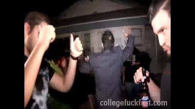 Coed chicks go lesbo at frat party - hotmovs.com