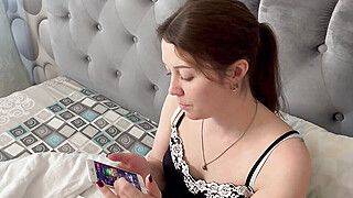 The stepmother was so in the game that she did not notice how her stepson fucked her - ah-me.com