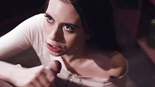 Jill Kassidy - Ryan Keely - Charles Dera - Waitress sucks her boss behind counter - ah-me.com