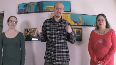 Huge Tits Brunette Threesome Strip Game - Rock Paper Scissors Striptease Show - xxxfiles.com - Britain