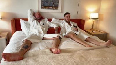 Gay Blowjob - April Olsen Gets Her Pussy Wrecked By Two Horny Businessmen - Mmf Threesome - hotmovs.com