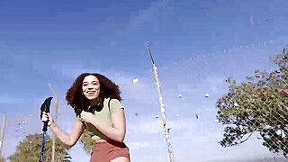 Phat booty ebony picking up a dick on a hiking trip - ah-me.com