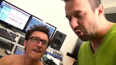 Titus Steel - German MILF Conny Dachs pegs and rims Titus Steel's asshole in radio studio anal fuck - xxxfiles.com - Germany