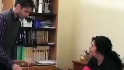 Step Mom Takes My Giant Dick In The Bedroom - Hot MILF Brunette Fuck - xxxfiles.com - Italy