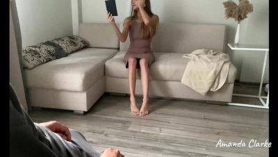 Oliver Trunk - Neighbor Fucks Me While My Husband Watches - Cuckold Wife & Huge Cock - xxxfiles.com - Britain